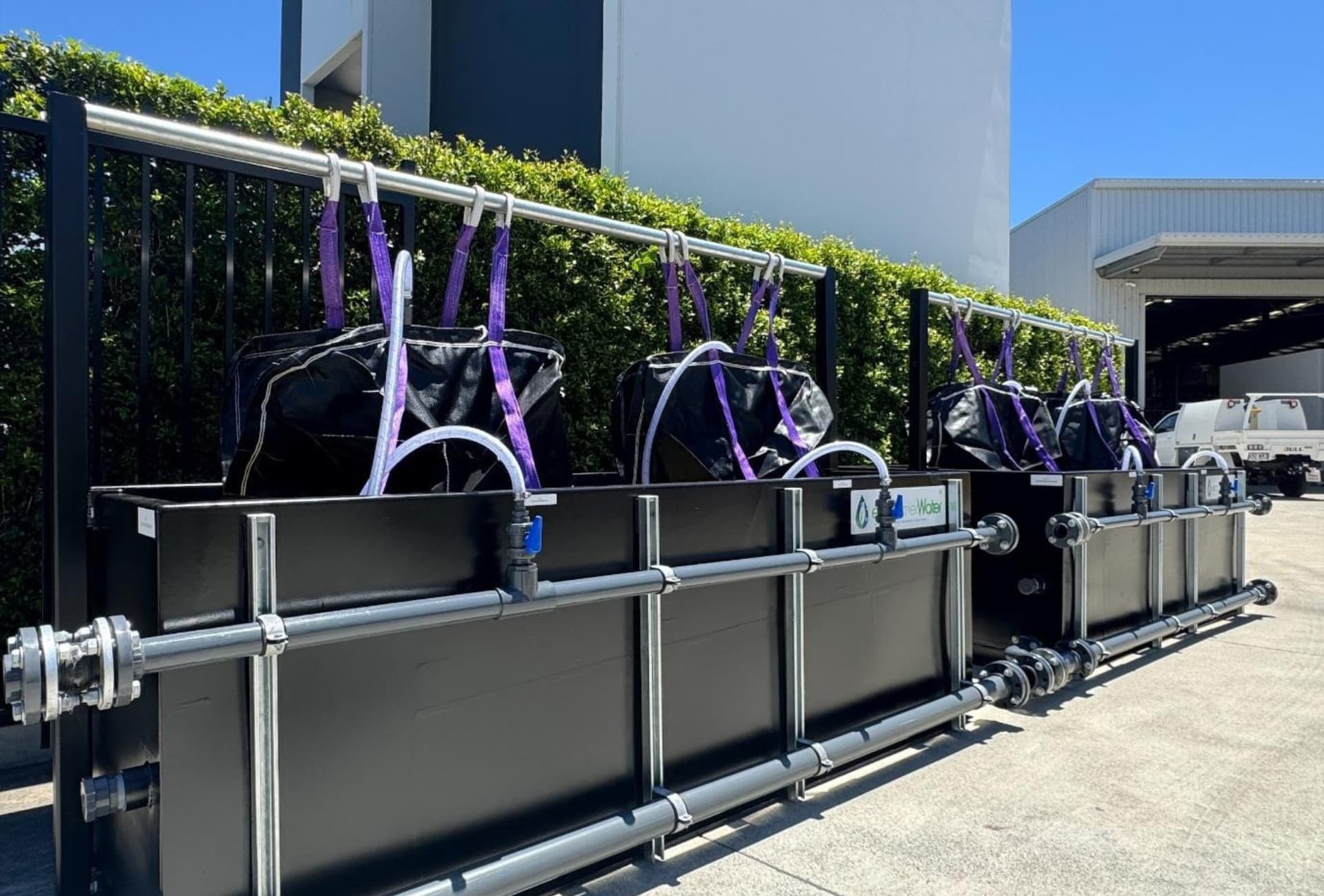 Eco Sludge Waste Dewatering Stations